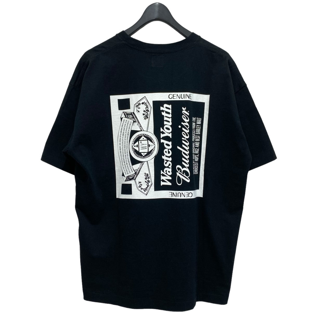 Wasted Youth(ウエステッドユース) Budweiser T-SHIRT ブラック サイズ ...