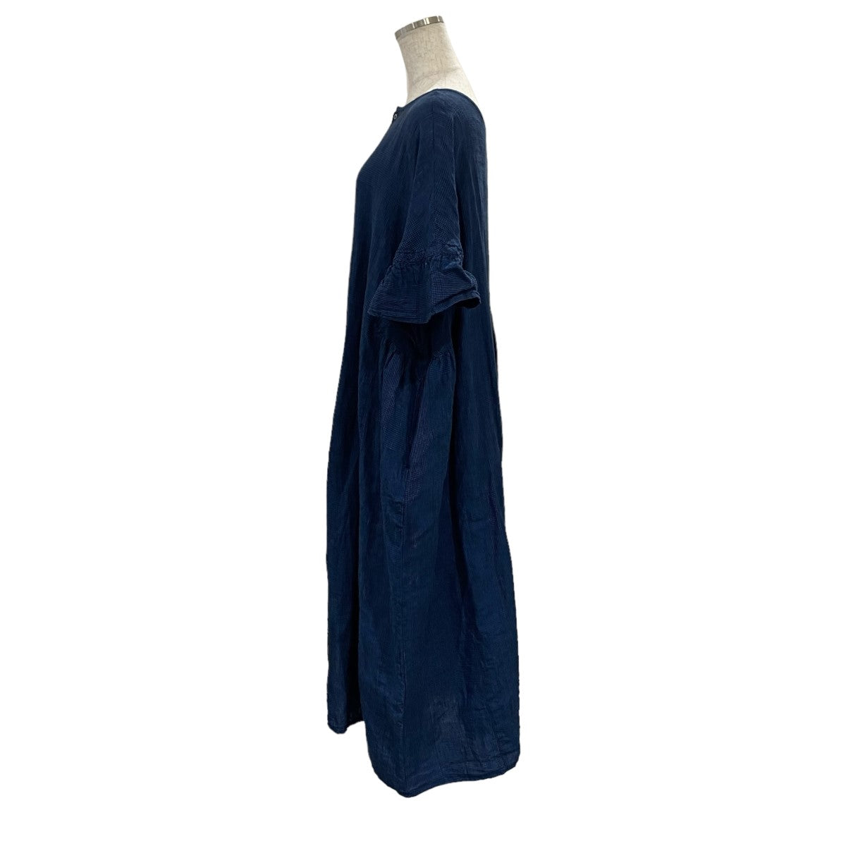 nest Robe(ネストローブ) 24SS リネンインディゴグレンチェック2WAYドレス 01241-1042 インディゴ サイズ  15｜【公式】カインドオルオンライン ブランド古着・中古通販【kindal】