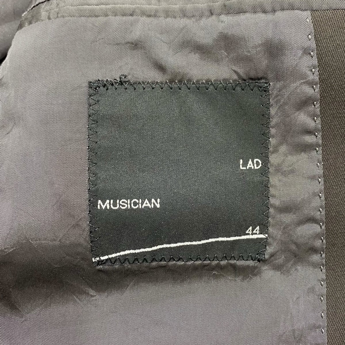 LAD MUSICIAN(ラッドミュージシャン) テーラードジャケット2208-311 ブラウン サイズ:44 メンズ ジャケット・ブルゾン 中古・古着