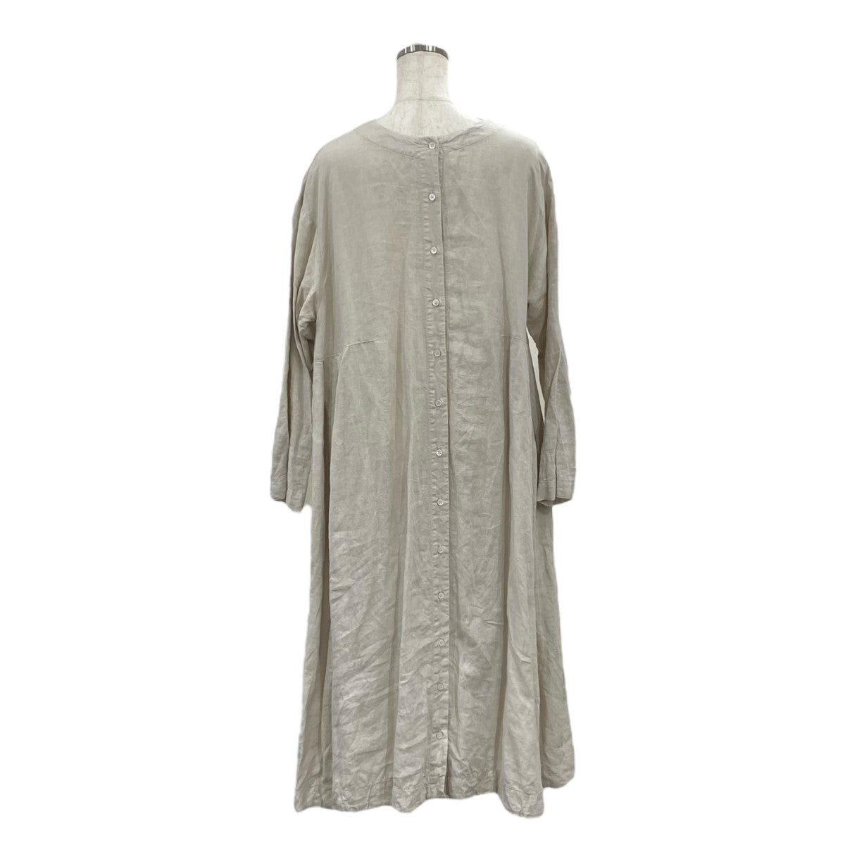 nest Robe(ネストローブ) リネンサイドタックワンピース01201-1414 01201-1414 ベージュ サイズ  18｜【公式】カインドオルオンライン ブランド古着・中古通販【kindal】