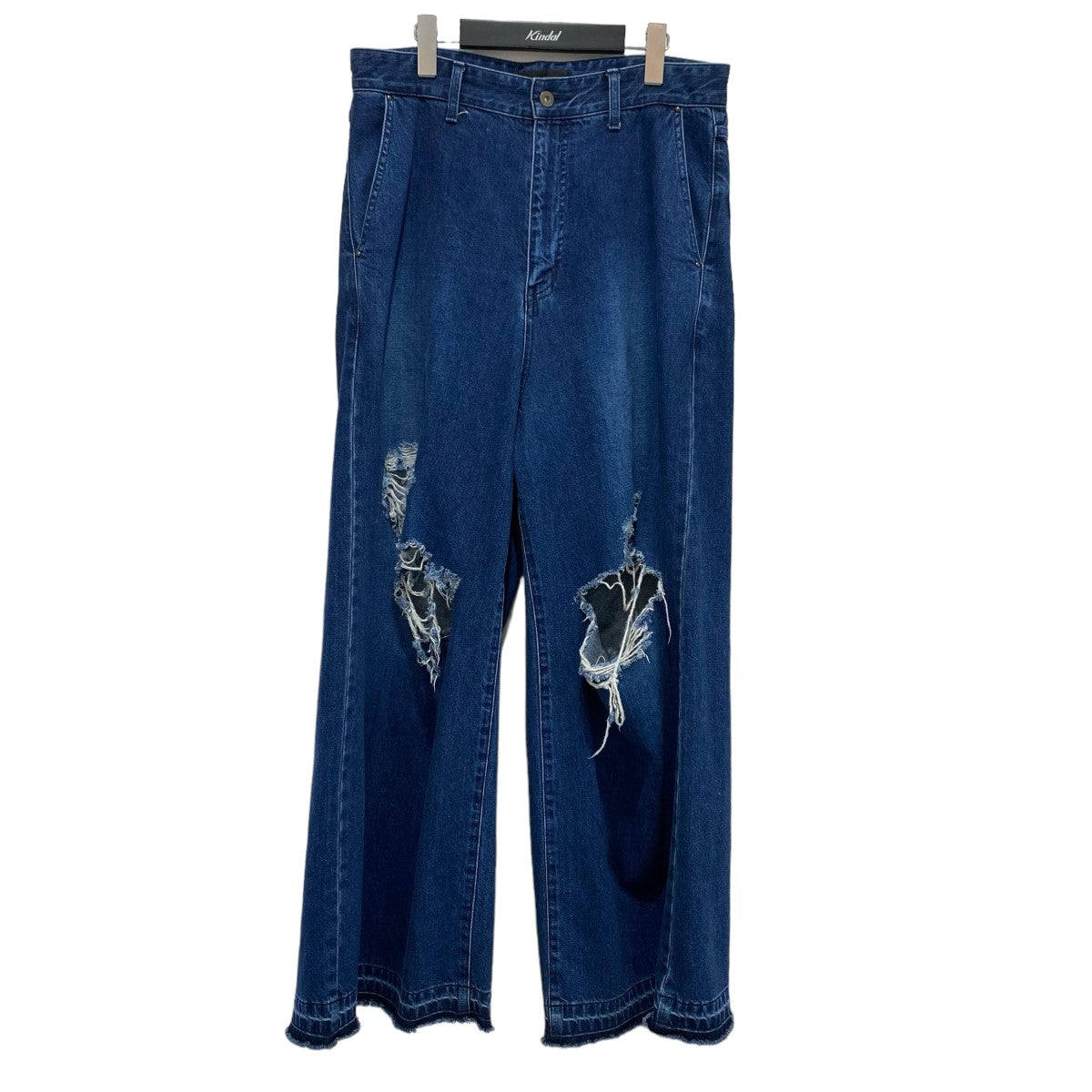 24SS DAMAGE BAGGY DENIM PANTS 10190801-1