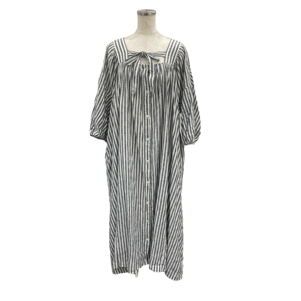 【週末限定お値下げ】 ネストローブ　ストライプ ヨーク ワンピース nest Robe(ネストローブ) 24SS ストライプヨーク2wayワンピース 01242