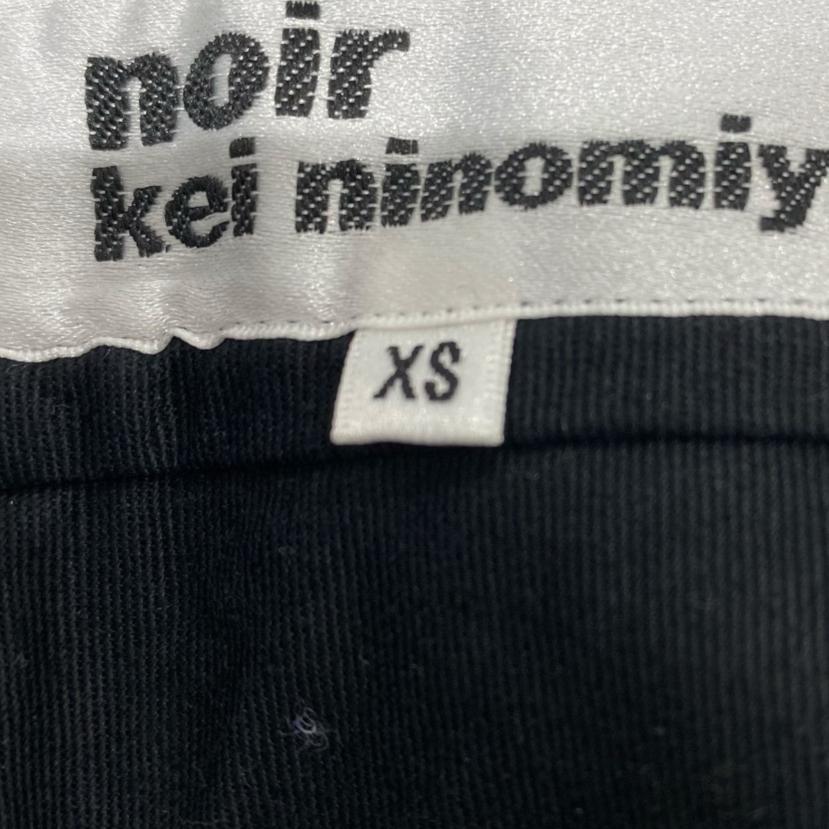 noir kei ninomiya(ノワールケイニノミヤ) 23ss ウールチェックワイドパンツ 3K-P001 グレー サイズ  XS｜【公式】カインドオルオンライン ブランド古着・中古通販【kindal】