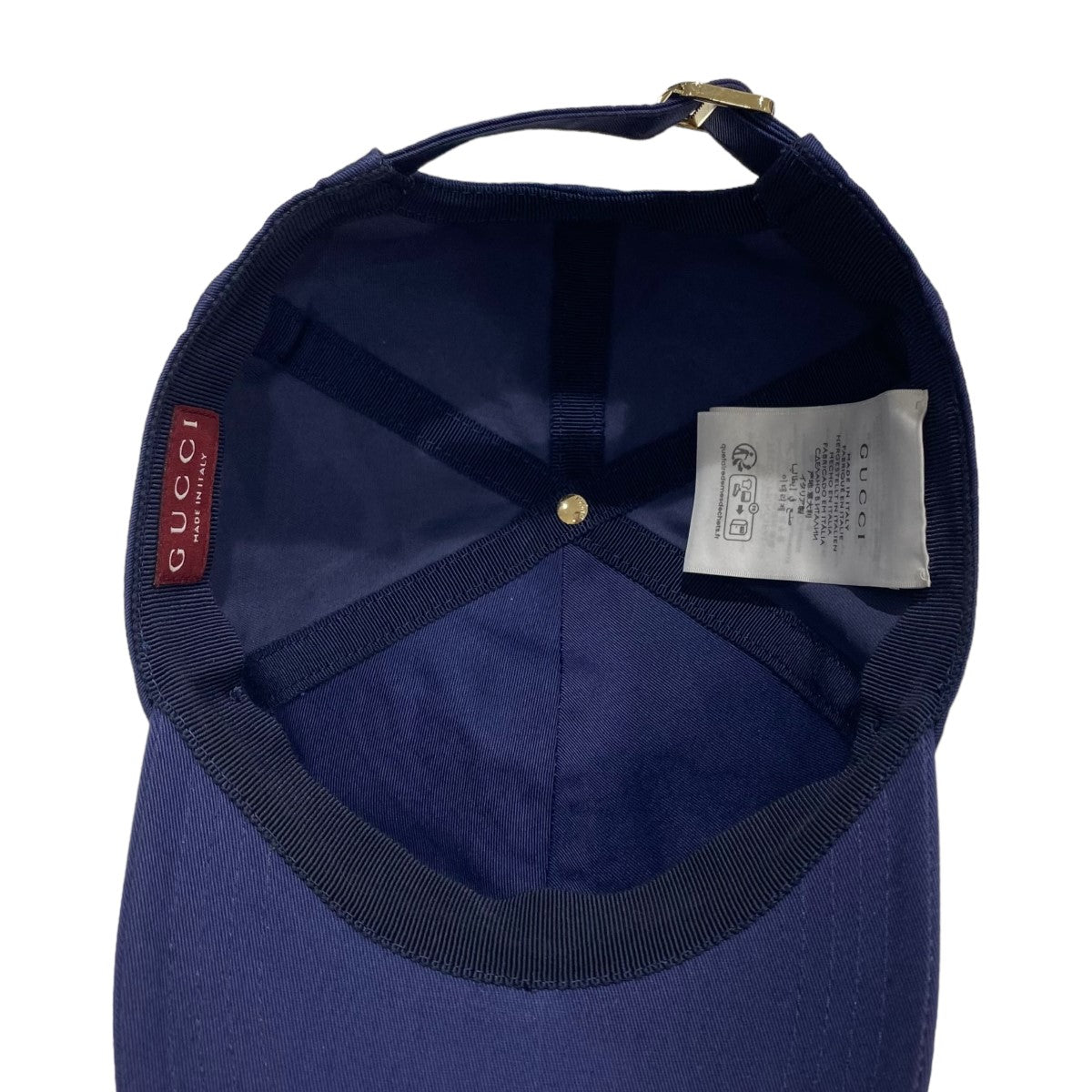 GUCCI 24AW エンブロイダリー付き コットン ベースボールキャップ 792782 4HBBB 古着・中古-4枚目のアイテム画像