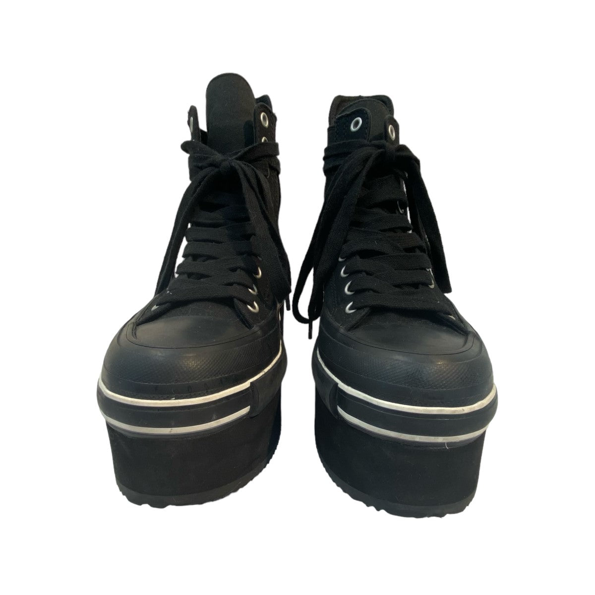 CANVAS PLATFORM SNEAKERS