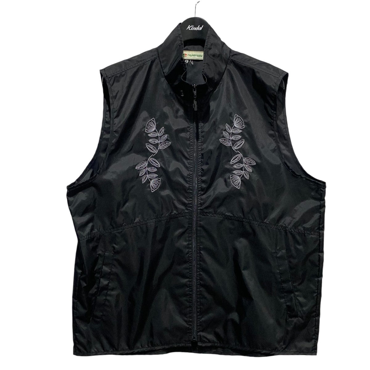 WAU LOGO VESTロゴ刺繍ナイロンベストRB-W-002