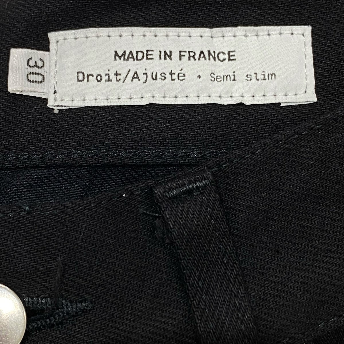 Droit Ajuste ブラックデニム