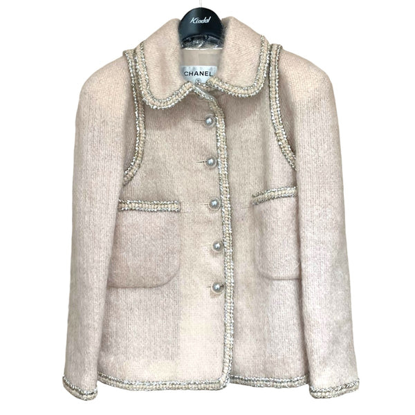 CHANEL(シャネル) モヘヤ混ジャケット P57508V43509 ピンク サイズ 40