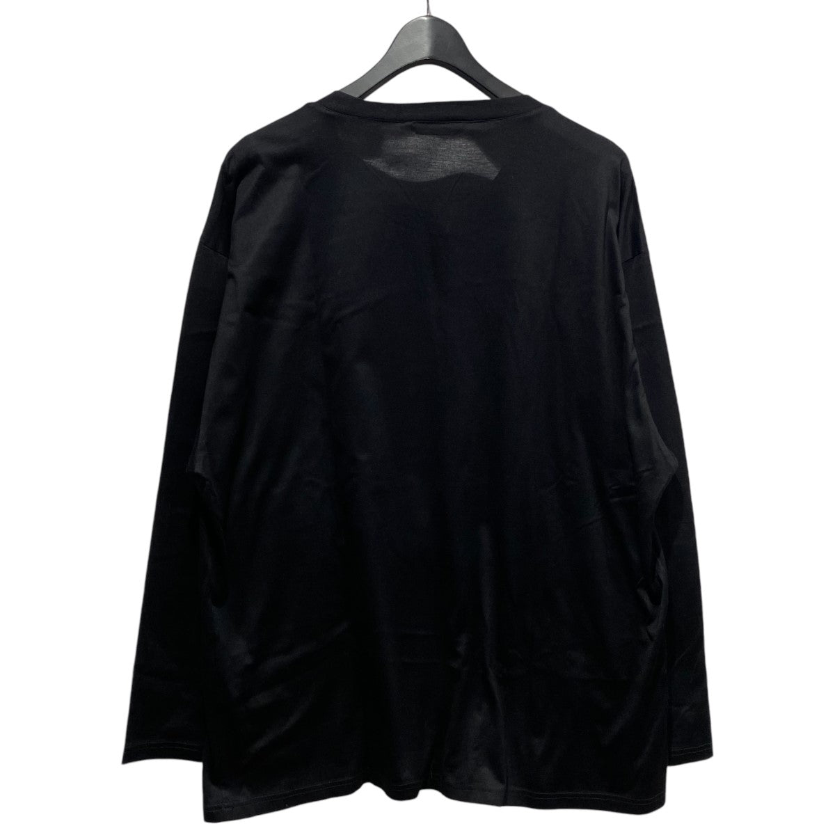 ato(アトゥ) METALCOLOR BUTTON DRAPE LONG SLEEVE T-SHIRT22A0056