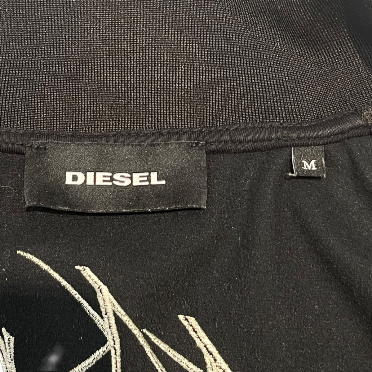 DIESEL 現行タグ　トラック　ジャケット　ジャージ　刺繍ロゴ　デニム切替 DIESEL 現行タグ トラック ジャケット ジャージ 刺繍ロゴ デニム