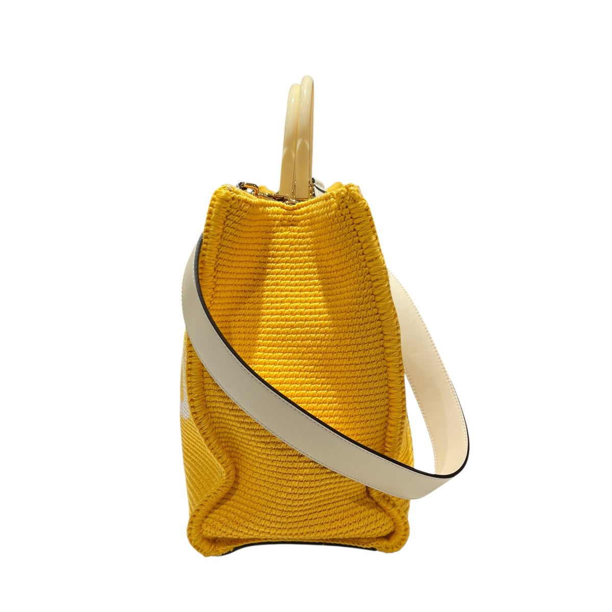 FENDI 黄色 カチューシャ FENDI(フェンディ) 8BH386 サンシャインミディアムロゴデザイン
