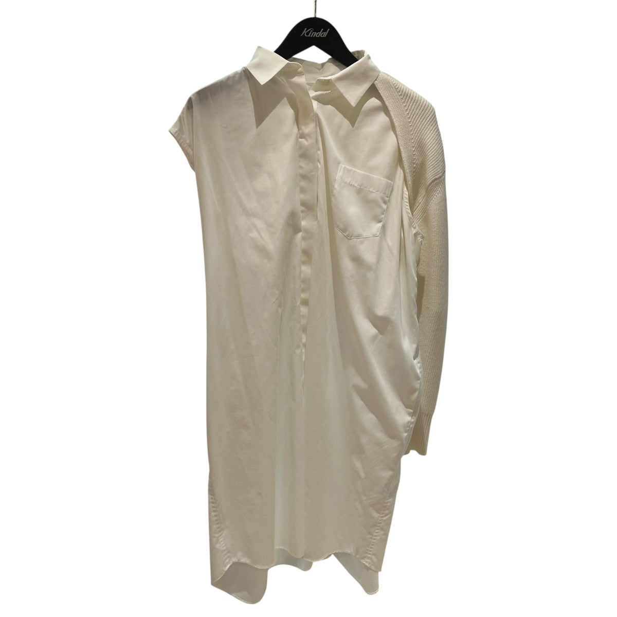 sacai(サカイ) レイヤードニットシャツワンピース23-06531 23