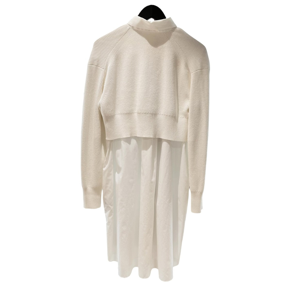 sacai(サカイ) レイヤードニットシャツワンピース23-06531 23-06531