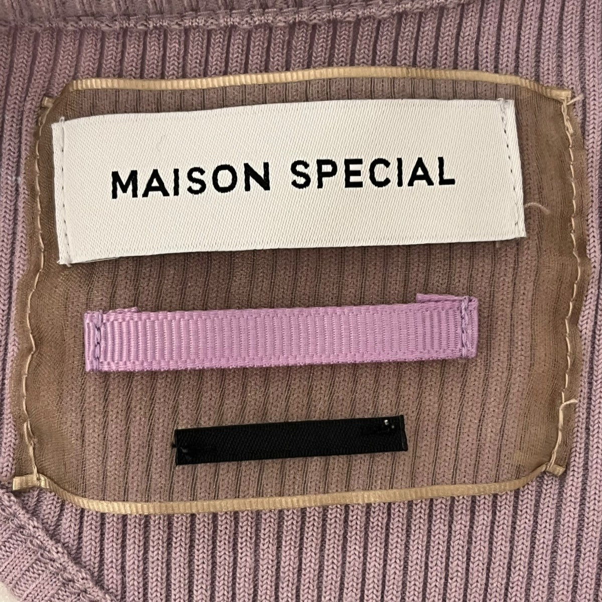 MAISON SPECIAL 切替デザインニットトップス21191415101 古着・中古-5枚目のアイテム画像
