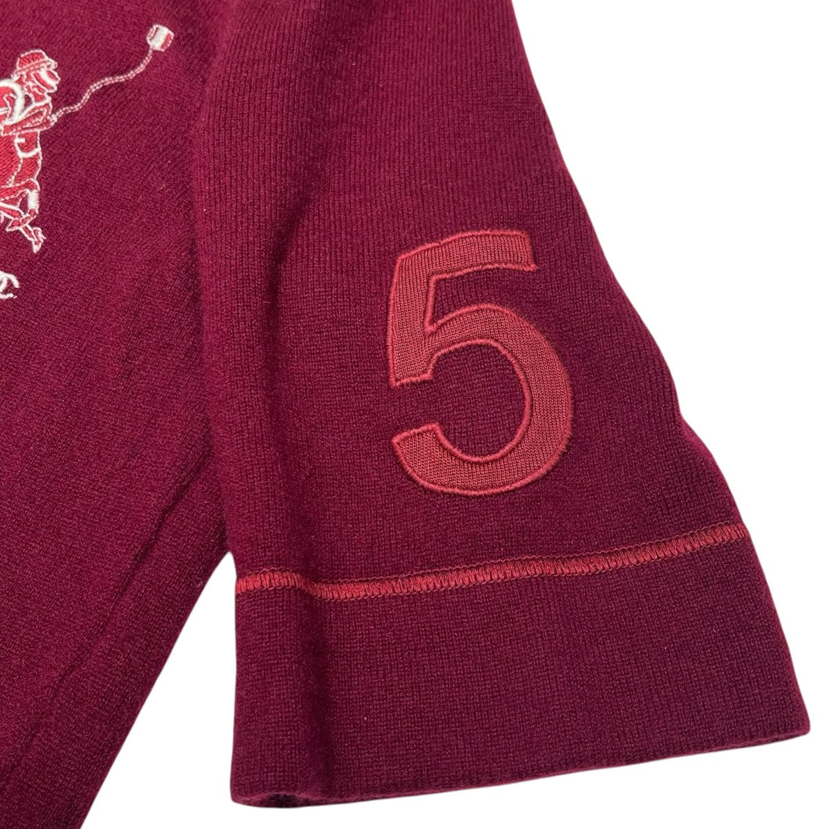 CHANEL Cashmere100％刺繍ニットポロシャツP43726K04581 古着・中古-4枚目のアイテム画像