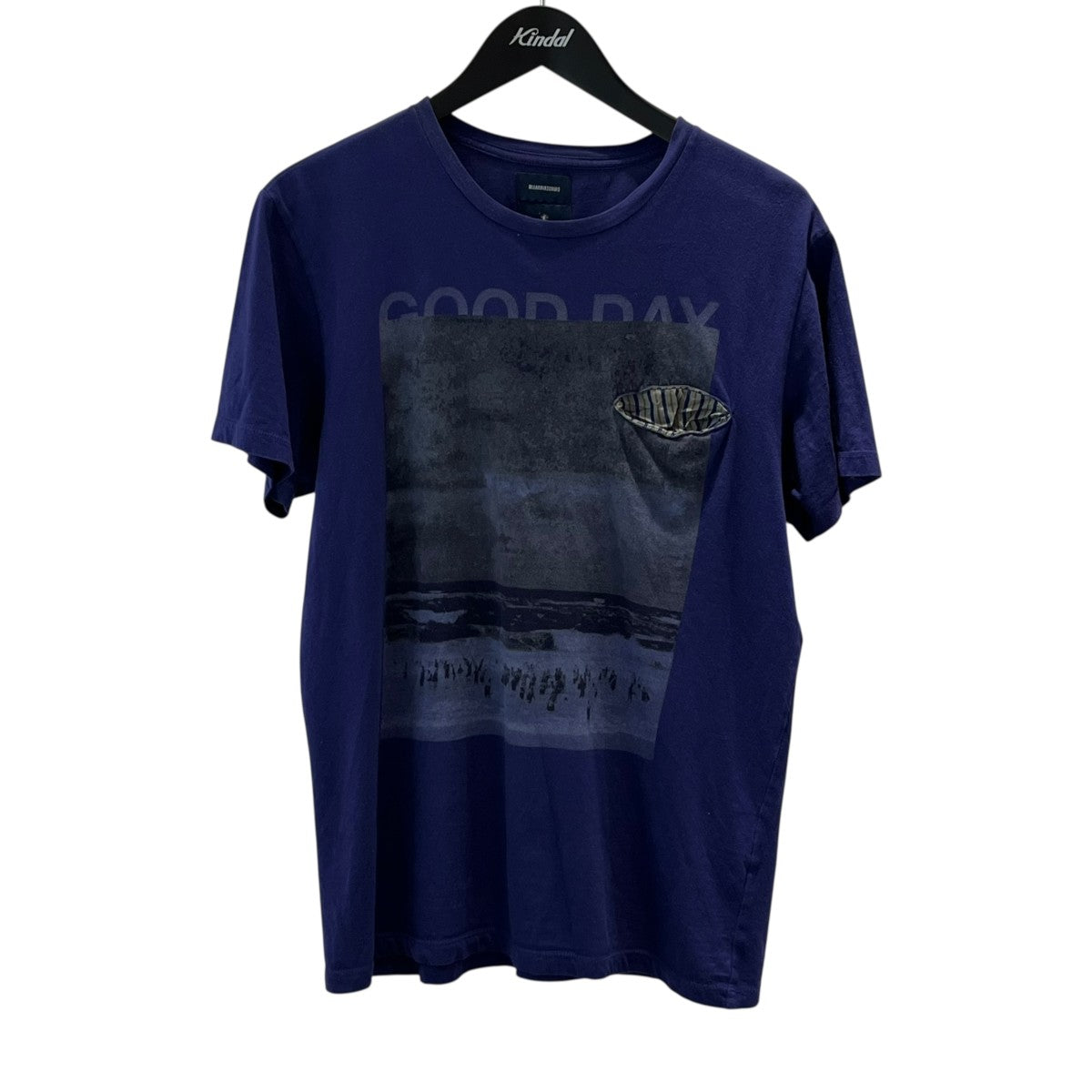 MIHARA YASUHIRO(ミハラヤスヒロ) プリント柄ポケットTシャツ