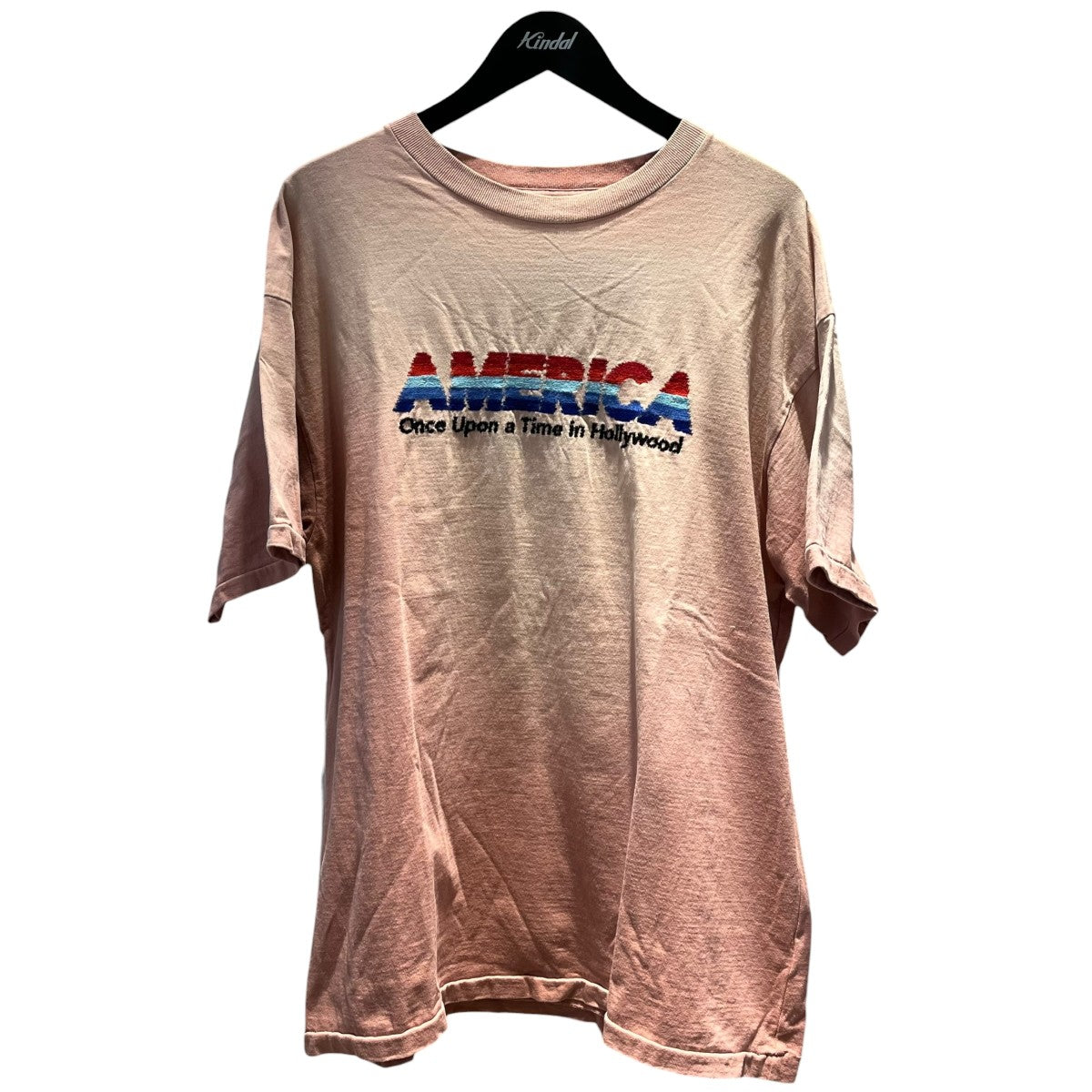 DAIRIKU×MIDWEST USED加工 刺繍デザイン半袖Ｔシャツ24SS C-13 古着・中古-1枚目のアイテム画像