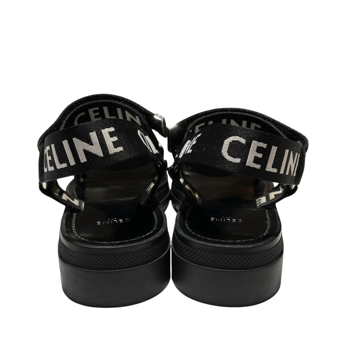 CELINE レオストラッピーロゴデザイン ストラップサンダル 古着・中古-5枚目のアイテム画像