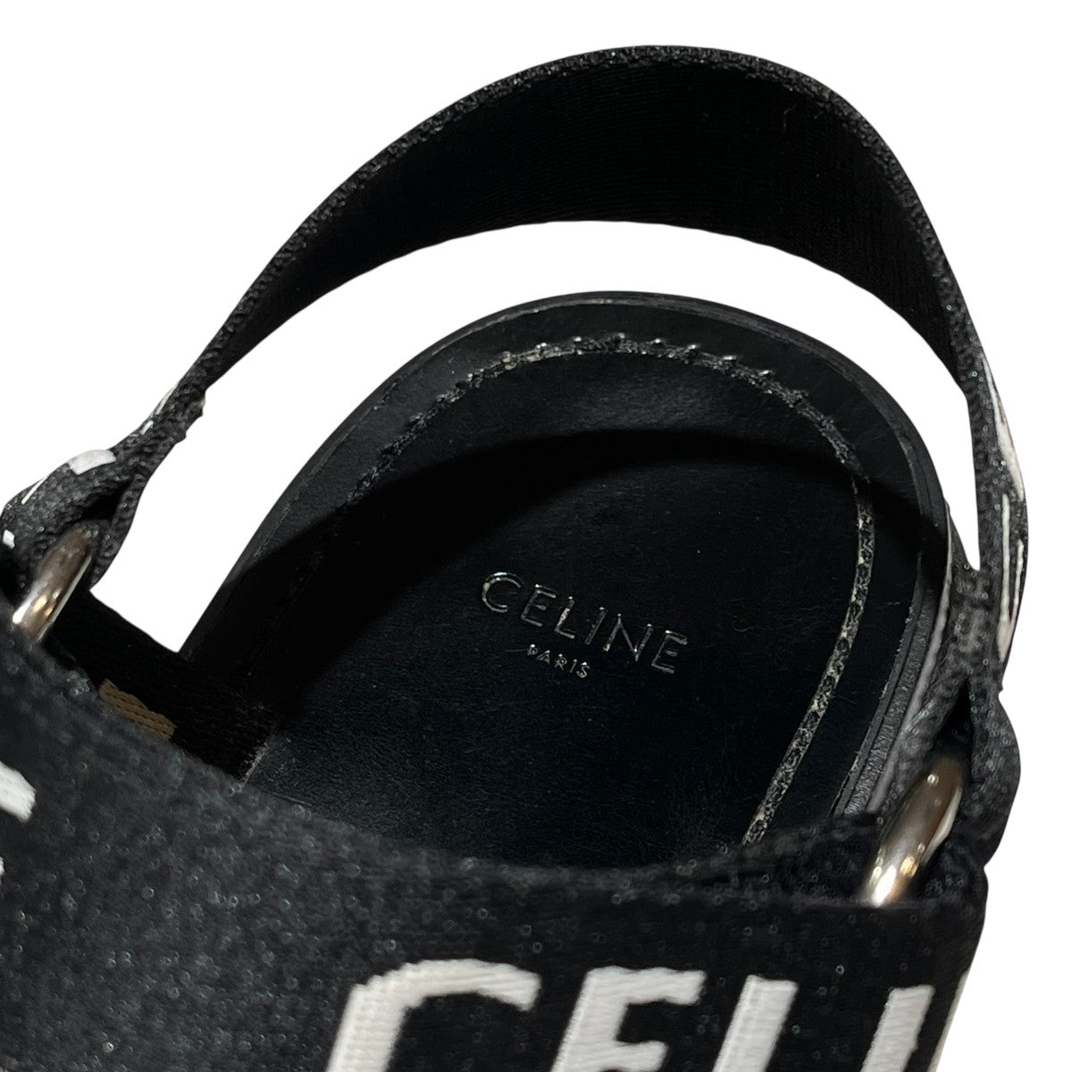 CELINE レオストラッピーロゴデザイン ストラップサンダル 古着・中古-9枚目のアイテム画像