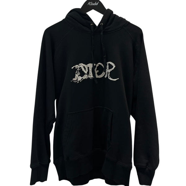 DIOR×PETER DOIG ロゴ刺繍パーカー143J683B0531 143J683B0531 ブラック