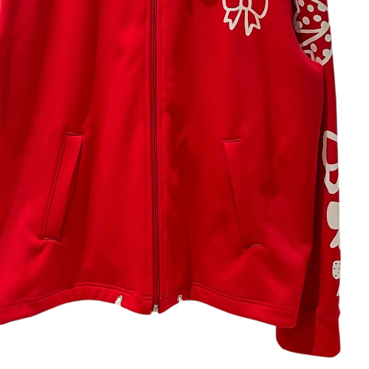COMME des GARCONS GIRL 2023AWリボンプリントトラックジャケットNL-T005 古着・中古-4枚目のアイテム画像