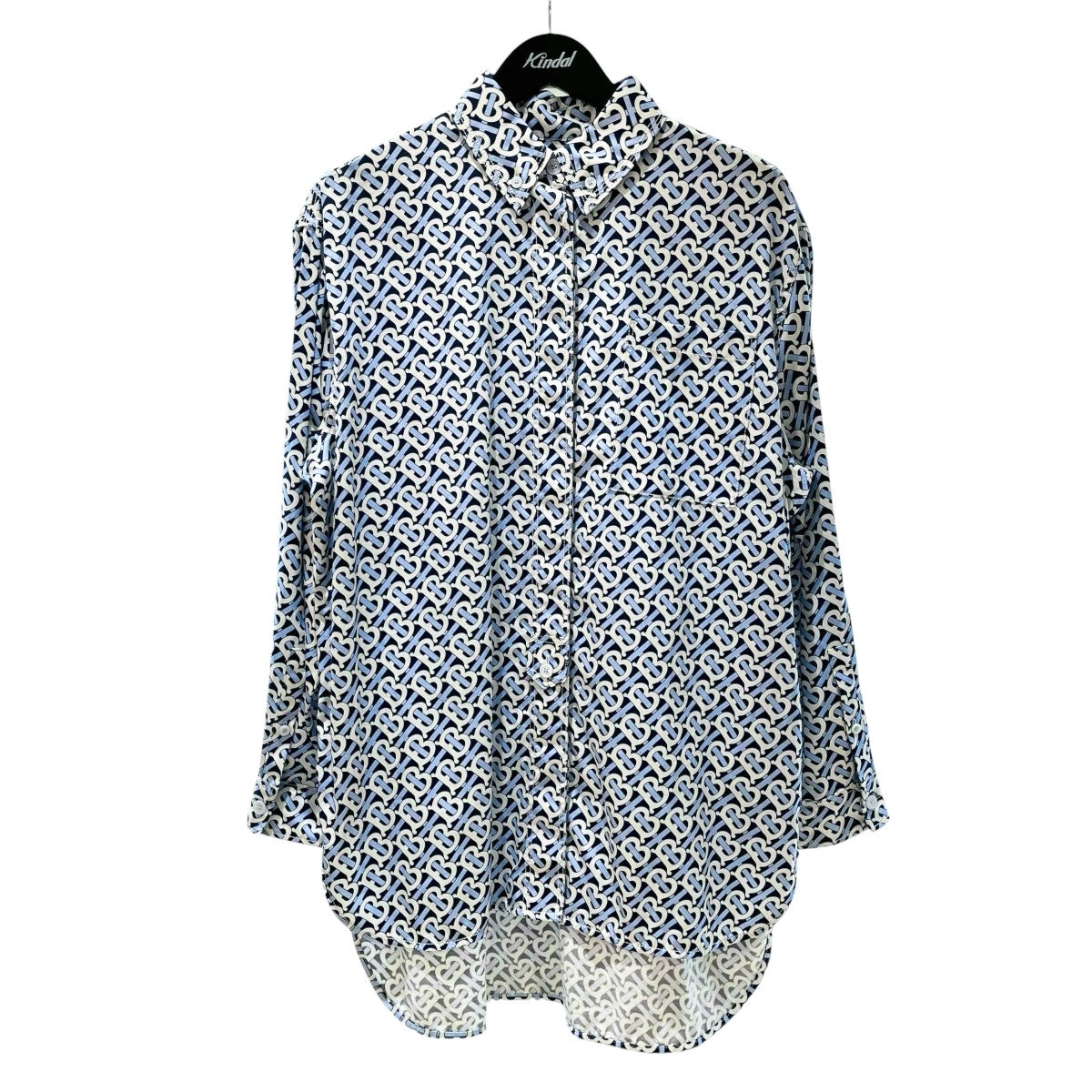 ティッシ期 TB総柄 長袖シャツ ワンピース CAMICIA CON STAMPA 8048813