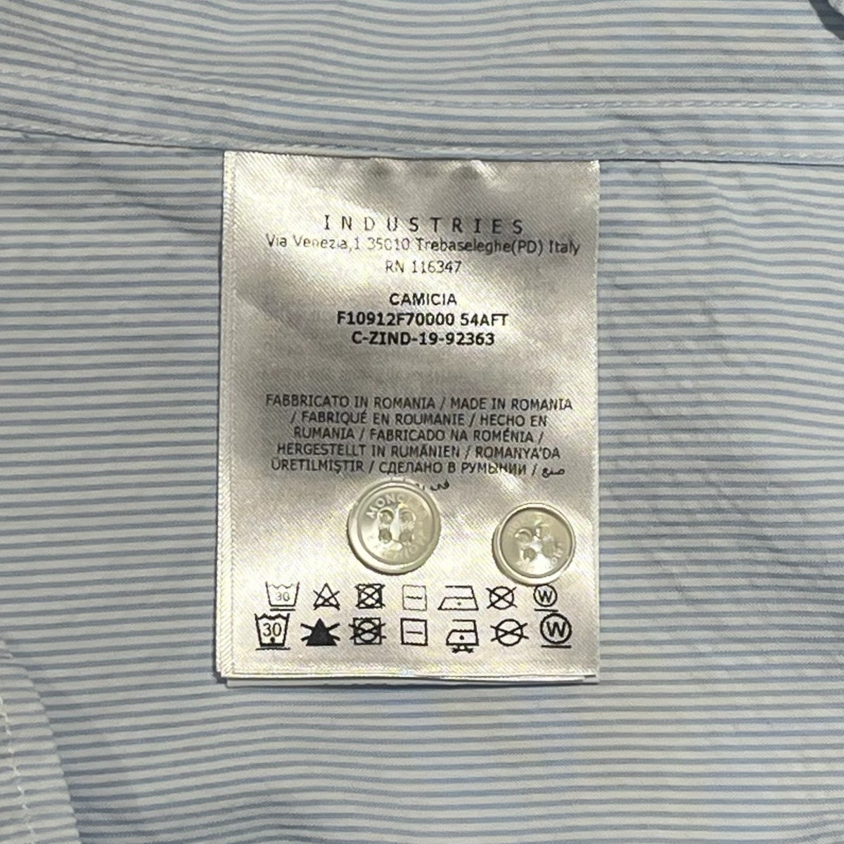 MONCLERグレー Tシャツ Mサイズ ストライプ Moncler フロックロゴ Tシャツ | グレー | FARFETCH JP