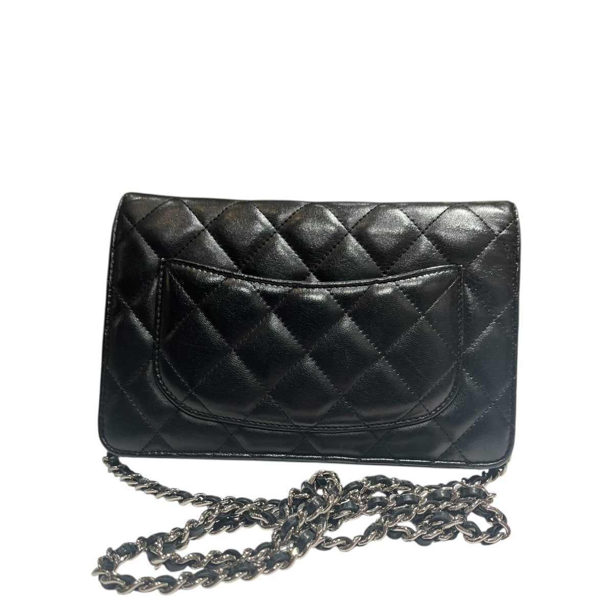 ラムスキンチェーンウォレットバッグ