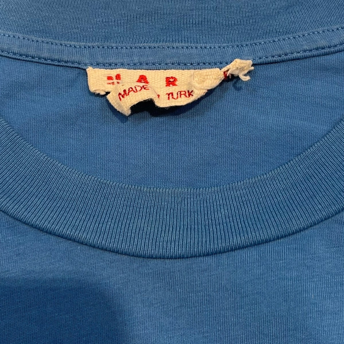 MARNI(マルニ) ロゴ刺繍Tシャツ THJE0211X5 THJE0211X5 ブルー