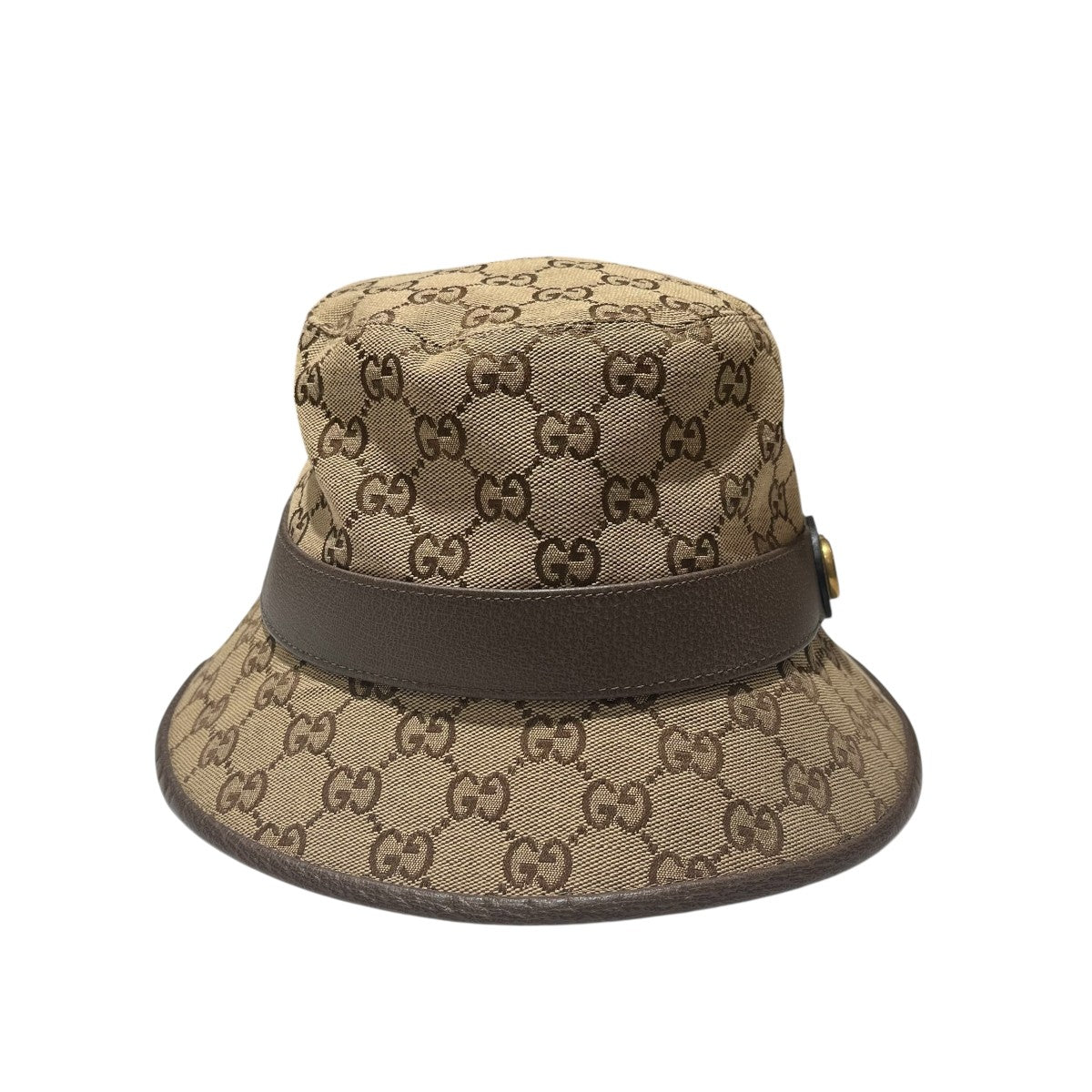 【aco】GUCCI　ハット　ベージュ GUCCI(グッチ) 576587GGキャンバス フェドラハット ベージュ
