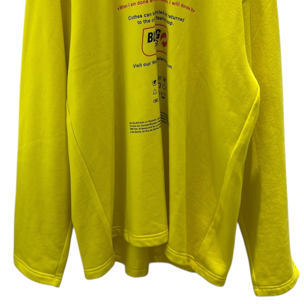 BALENCIAGA ■ 裏起毛 ロゴプリント 661711 フーディー 古着・中古-4枚目のアイテム画像