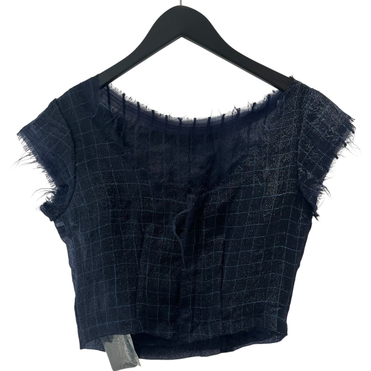 トリココムデギャルソン tricot COMME des GARCONS 99AW バックドレープベロアシャツ TB-04021M ブラック サイズ： tricot COMME des GARCONS(トリココムデギャルソン) 99AWバック