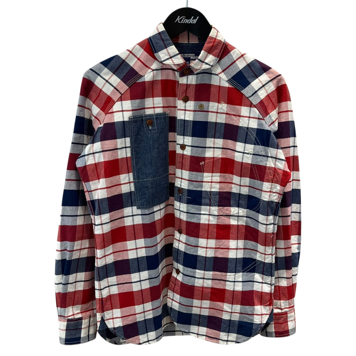 JUNYA WATANABE チェック柄パーカー Mサイズ CDG JUNYA WATANABE MAN(コムデギャルソンジュンヤワタナベマン