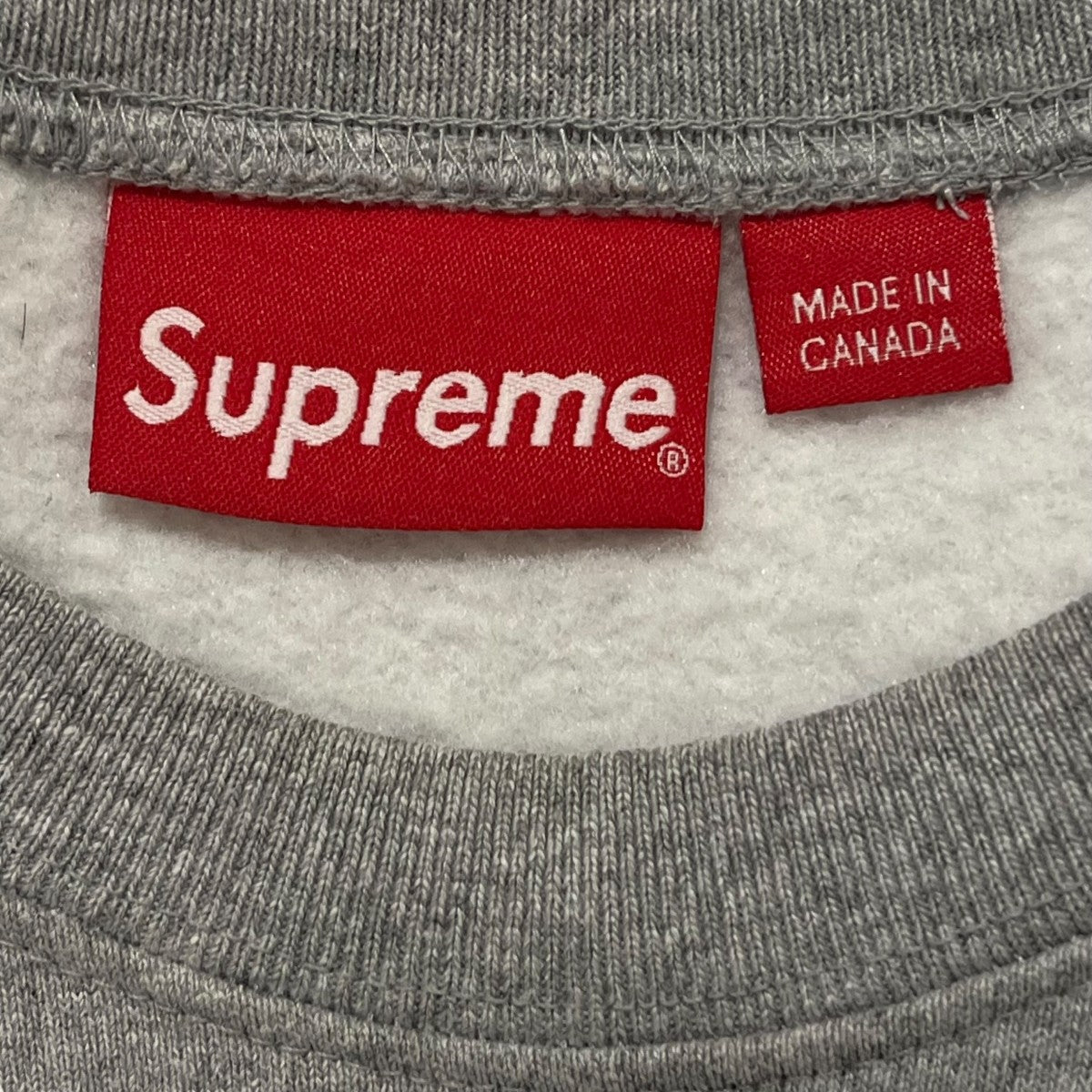 Supreme ボックスロゴ　Sサイズ　グレー Supreme(シュプリーム) □ Box Logo ボックスロゴスウェット