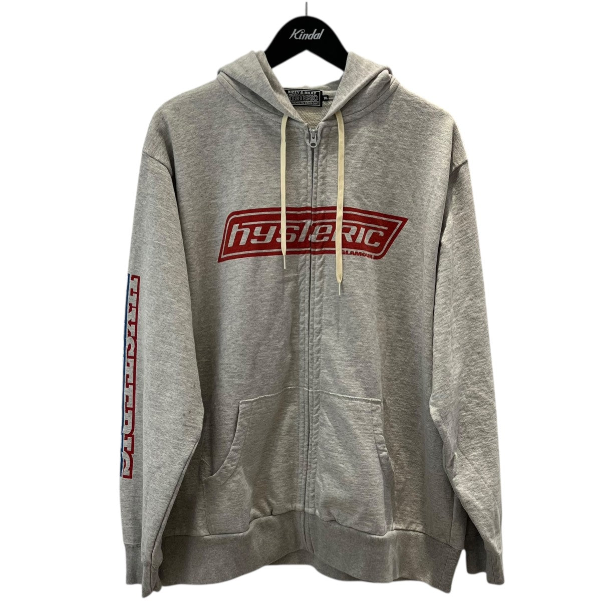 HYSTERIC GLAMOUR ダメージ加工アイボリーパーカー HYSTERIC GLAMOUR ダメージ加工アイボリーパーカー HEAVY