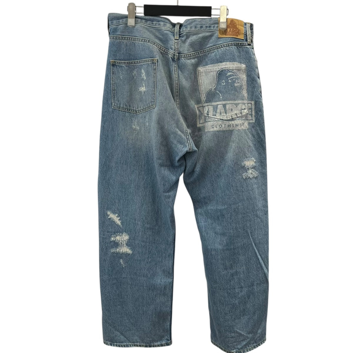 X-LARGE(エクストララージ) OG DENIM PANTSリペア加工デニム
