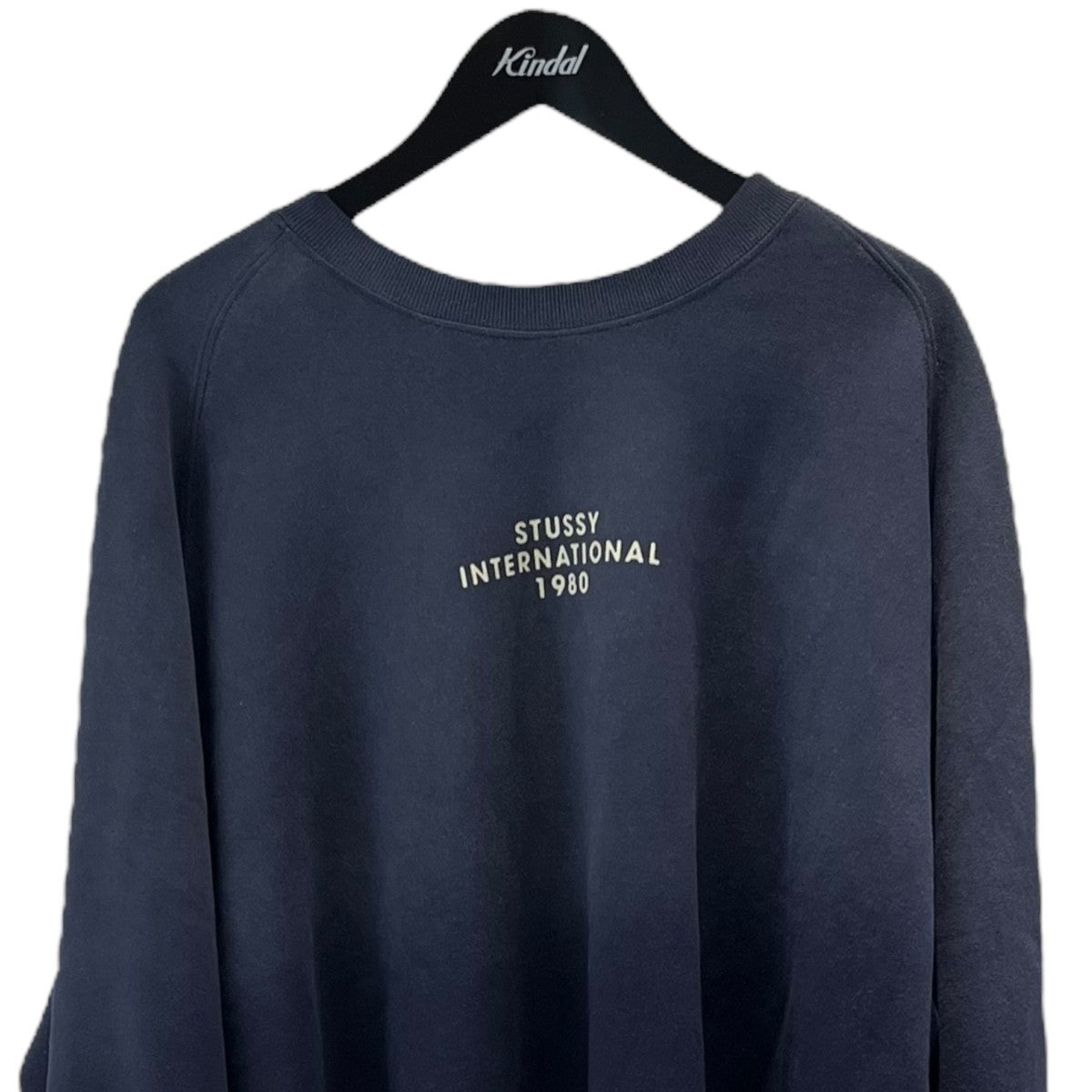 stussy(ステューシー) Raglan Sleeve Crew ウォッシュ加工