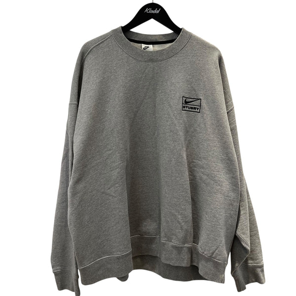 stussy×NIKE Fleece Crew GreyスウェットDO9337-063 DO9337-063 グレー