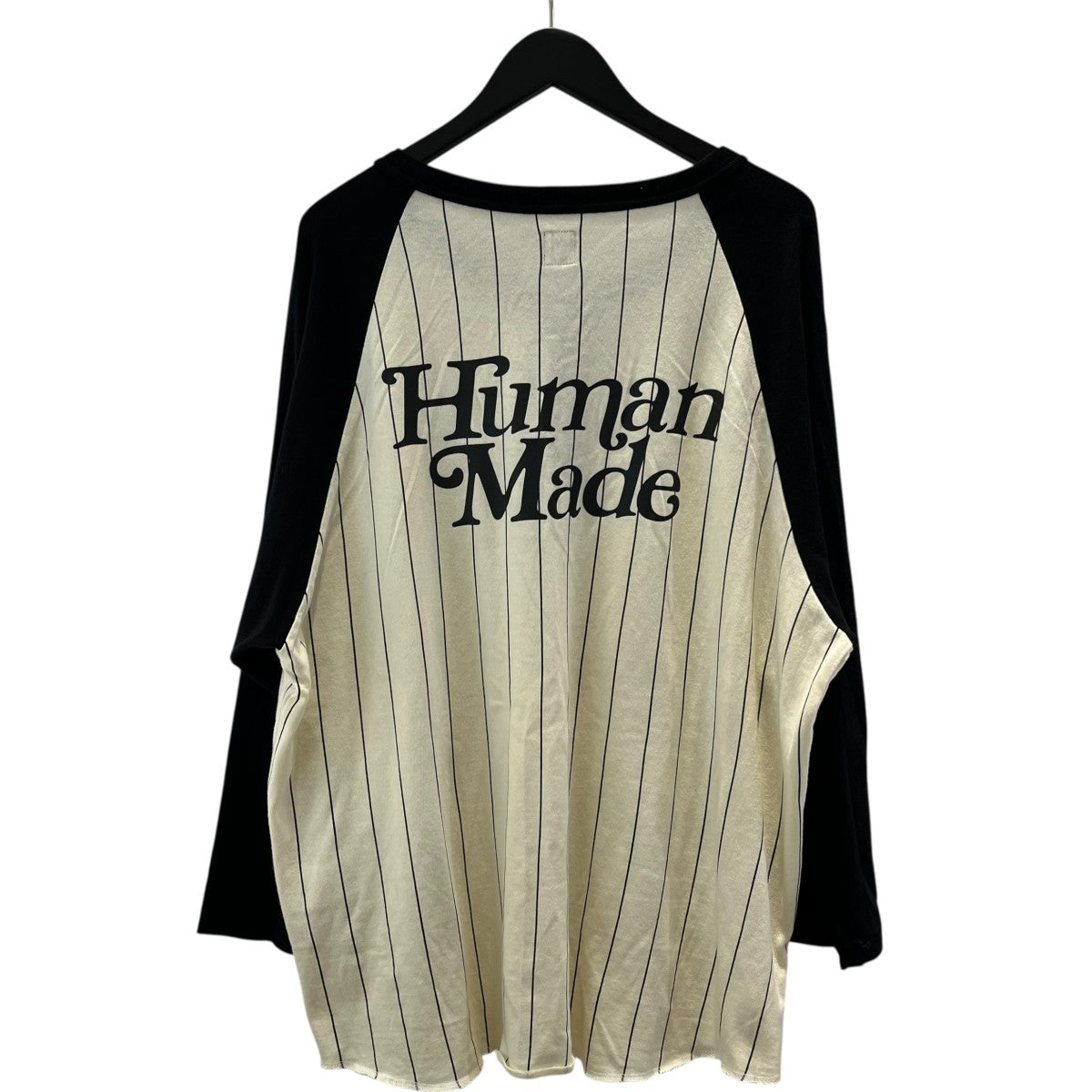HUMAN MADE×GIRLS DON’T CRY BASEBALL 3 4 T-SHIRT Tシャツ 古着・中古-2枚目のアイテム画像