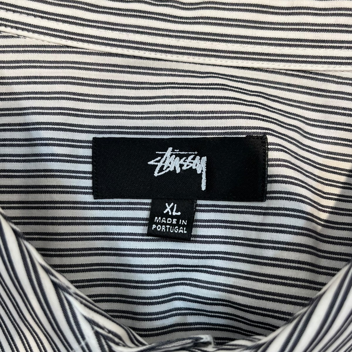 stussy ステューシー 8ボール ストライプ 半袖シャツ stussy(ステューシー) ストライプ 半袖シャツ BOXY SS SHIRT 8