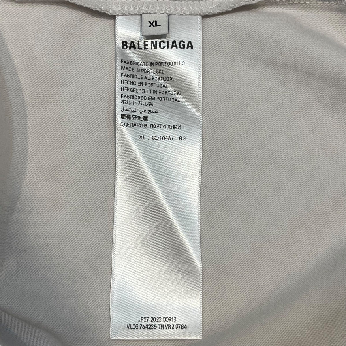 BALENCIAGA(バレンシアガ) 反転ロゴTシャツ764235 764235 ライト