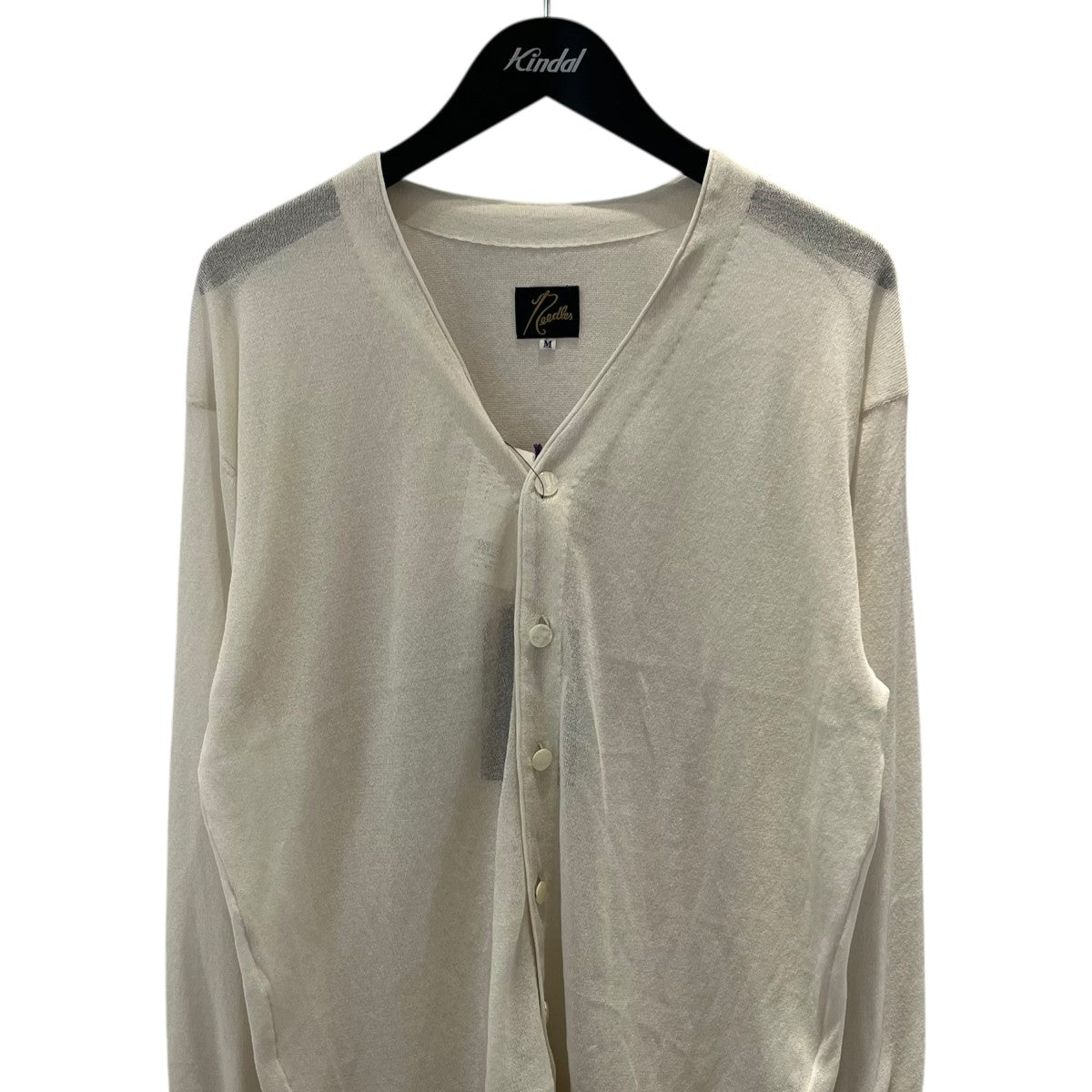 V Neck Cardigan - Poly Tricot Chiffon | NEEDLES(ニードルズ