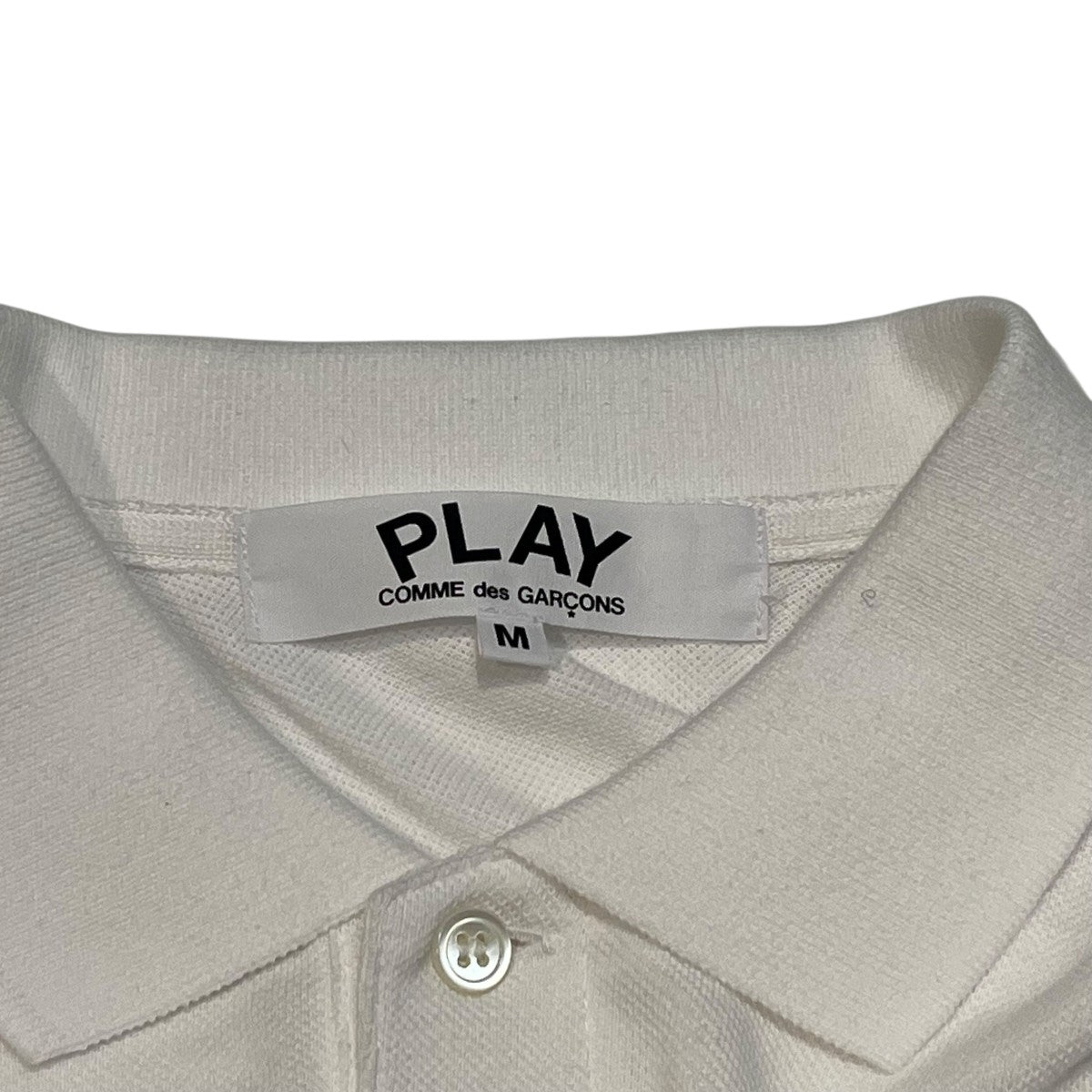 コムデギャルソン 半袖ポロシャツ M ホワイト 楽天市場】【COMME des GARCONS】コムデギャルソン PLAY プレイ
