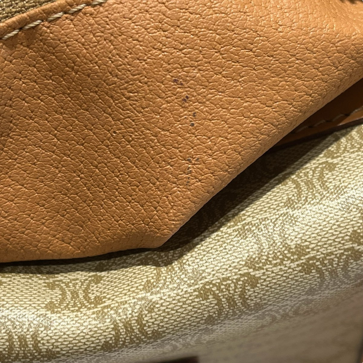 CELINE パリ柄 フランス製 M 美品 即購入OK A-15 中古・古着通販】CELINE (セリーヌ) マカダム柄ハンドバッグ