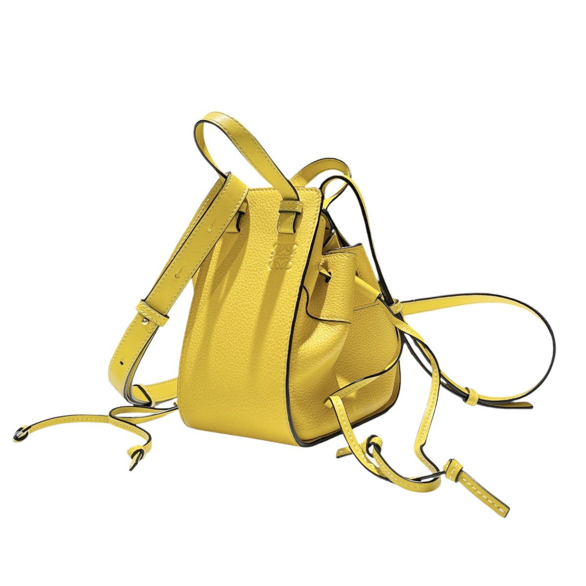 LOEWE ハンモック ドローストリングミニ レザー 2WAYハンドバッグ