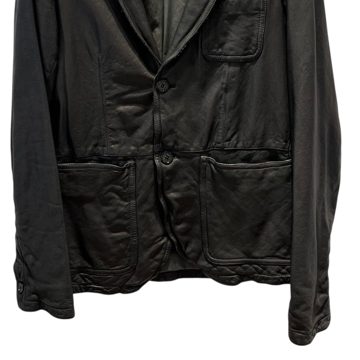 NEIL BARRETT(ニールバレット) レザーテーラードジャケットBPE15