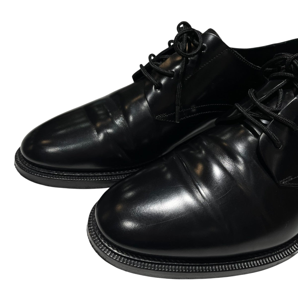 BURBERRY(バーバリー) プレーントゥレザーシューズ ブラック サイズ 41