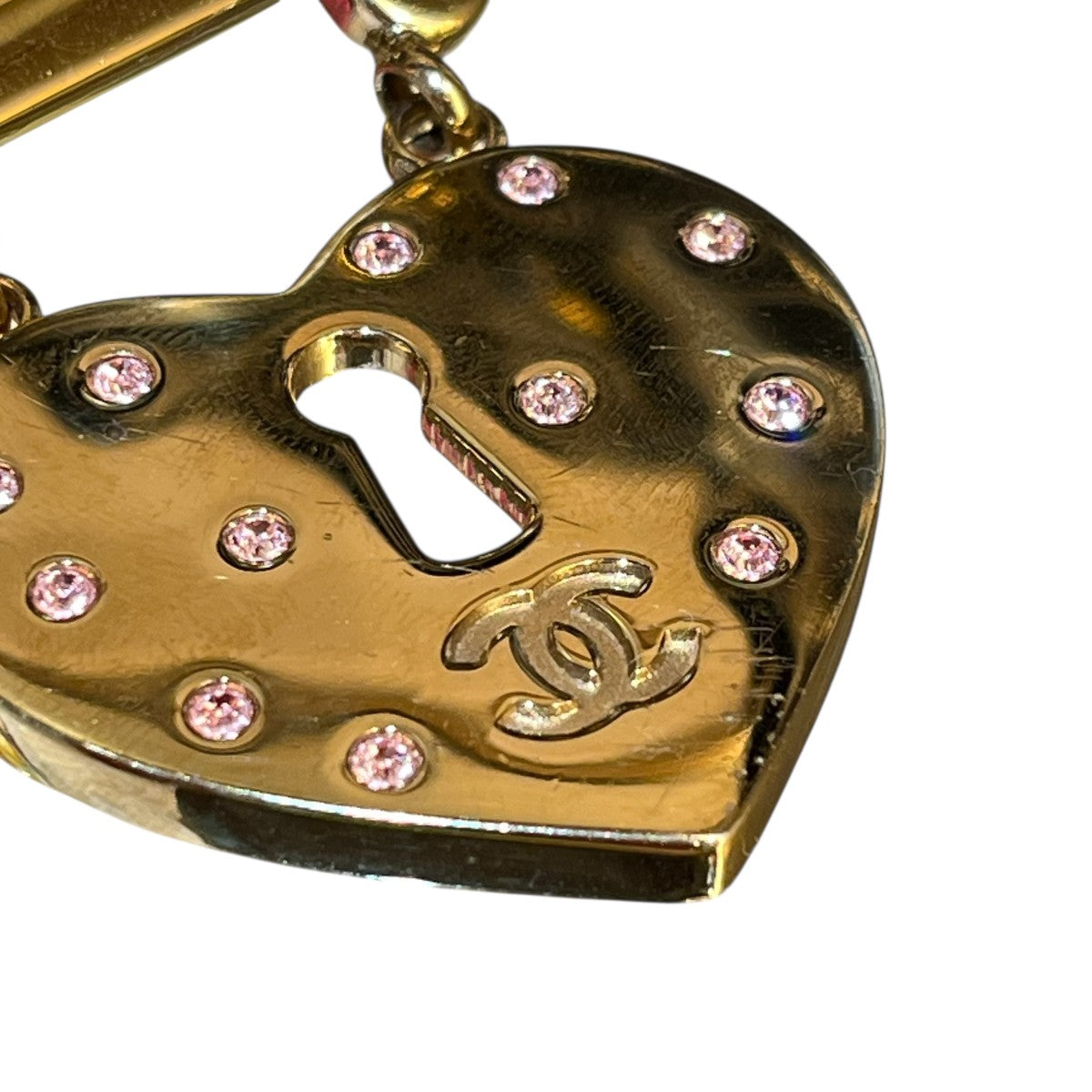 CHANEL ココマーク　ハート　02P ピンブローチ　ゴールド　シャネル CHANEL ココマーク ハート 02P ピンブローチ ゴールド シャネル