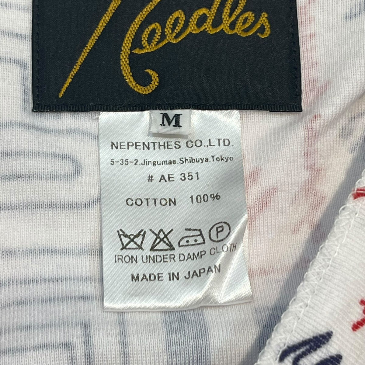 NEEDLES ニードルズ　チェック柄 プルオーバー　トップス　カットソー NEEDLES ニードルズ チェック柄 プルオーバー トップス