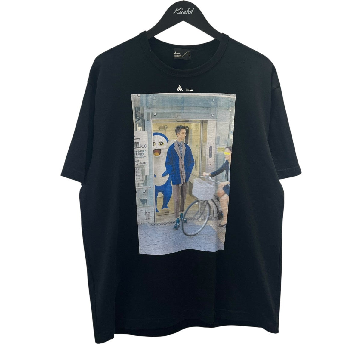 PEOPLESTYLE*日本未入荷 サイクリング/コントラストカラー T BUTTERBEAR © 重ね着風コントラストパイピングTシャツ - オフ